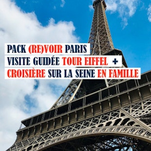 Visite guidée de la Tour Eiffel et croisière mémorable sur la Seine  - Spécial Kids !